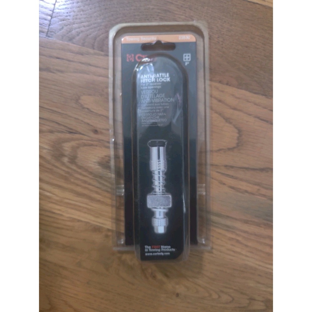 CURT 23530 Anti-Rattle Barbell Hitch Receiver Lock - 5/8" Pin for 2" Hollow...